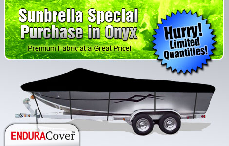 Sunbrella Special Purchase in Onyx - Hurry! Limited Quantities.