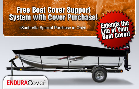Free Boat Cover Support System w/ Cover Purchase!