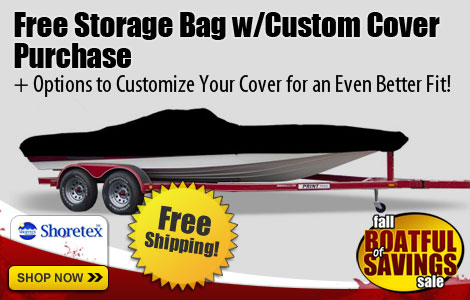 Free Storage Bag w/Custom Cover Purchase