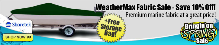 WeatherMax Fabric Sale - Now 10% Off!
