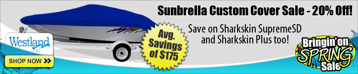 Save 20% Off Sunbrella Custom Covers! Plus, Save 15% on Sharkskin Supreme SD and Sharkskin Plus!