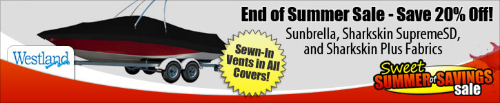 Sunbrella, Sharkskin SupremeSD & Sharkskin Plus Covers Now 20% Off!