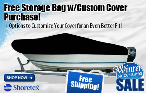 Free Storage Bag w/Custom Cover Purchase