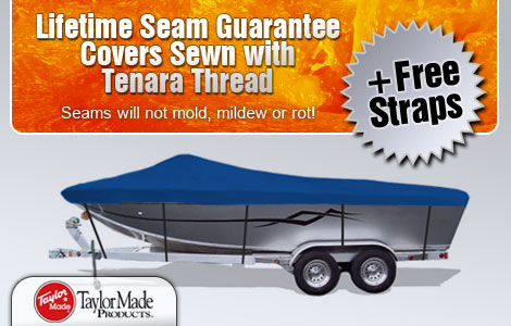 Covers sewn with Tenara thread. Wont mold, mildew or rot!