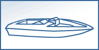 Low Profile Ski Boat