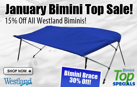 Save 15% Off Westland Bimini Tops!