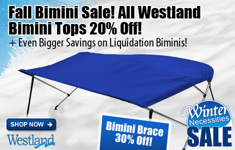 Save 20% Off All Westland Bimini Tops!