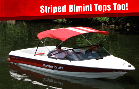 Striped Bimini Tops Available!
