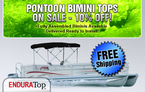 Save 10% Off Pontoon Bimini Tops!