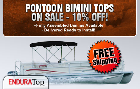 Save 10% Off Pontoon Bimini Tops!