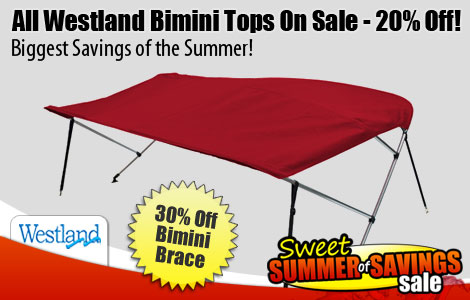 Save 20% Off Westland Bimini Tops!