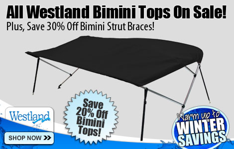 Save 20% Off Westland Bimini Tops!