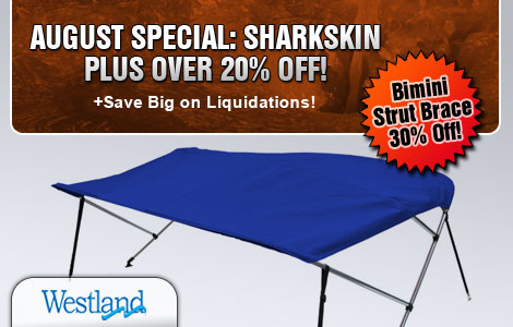 Save Over 20% Off Sharkskin Plus Biminis!