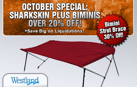 October Special: Sharkskin Plus Biminis Over 20% Off!