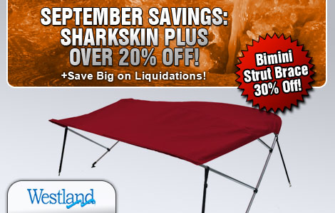 Save Over 20% Off Sharkskin Plus Biminis!